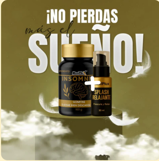 GOMAS INSOMNIO + SPLASH RELAJANTE